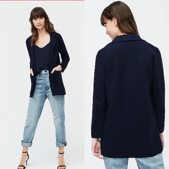 J. Crew Jackets & Blazers - J. Crew lightweight Sophie sweater blazer black